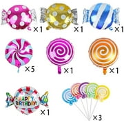 128 Pack Candy Party Decorations Set,Christmas Candyland Birthday Decor