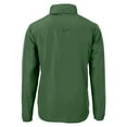 thumbnail image 3 of Men's Cutter & Buck Green Tulane Green Wave Charter Eco Recycled Full-Zip Jacket, 3 of 3