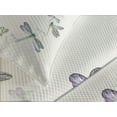 thumbnail image 4 of Ambesonne Dragonfly Quilted Bedspread Set 3 Pcs, Forest Animals Circle, King Size, Multicolor, 4 of 5