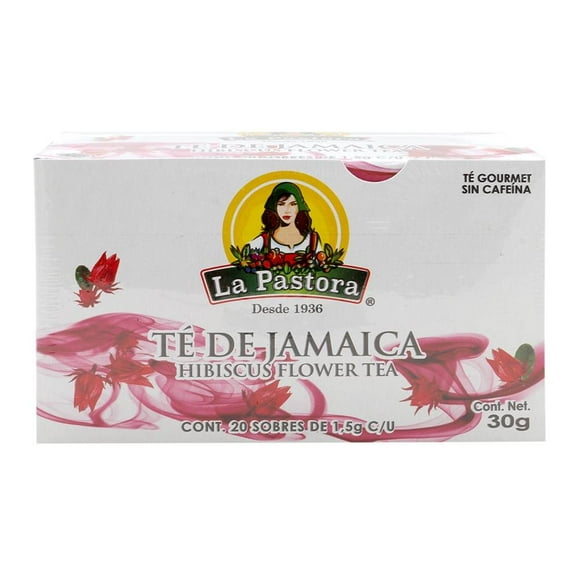 Té de jamaica La Pastora 20 pzas