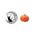 thumbnail image 5 of Arte De Pared Místico De Gato Negro Y Luna, Y Almohada De Peluche De Calabaza De Halloween, Decoración Para Amantes De Los Gatos, Escultura De Cojín Para Sofá O Dormitorio, Regalo, 5 of 8