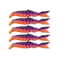 thumbnail image 4 of Yimiti Perch Pike Fishing Bait Soft Double Color Multi Join Bone Fish Paddle Tail,1# Five For 13Cm, 4 of 9