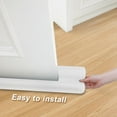 thumbnail image 6 of Under Door Draft Stopper Cold Air Blocker - Large Doors Seal Gap Bottom of Doors 36" Adjustable 30" 32" 34" Weather Stripping Noise Blocker Interior Front Door Sweep Soundproof Door Accessories, 6 of 17