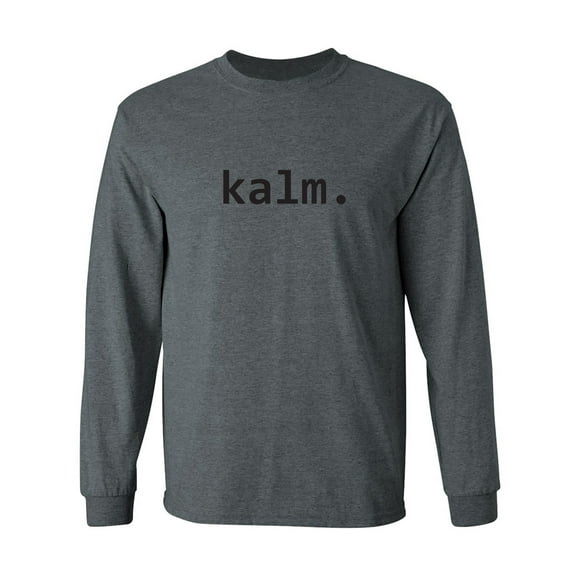 kalm. Adult Long Sleeve T-shirt