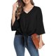 thumbnail image 1 of Txlixc Blusa de color sólido para mujeres Txlixc moda, 1 of 6