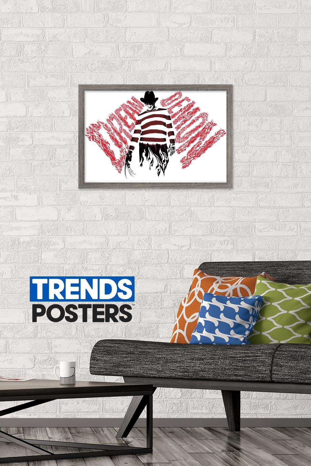 A Nightmare on Elm Street - Dream Wall Poster, 14.725" x 22.375", Framed