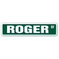 thumbnail image 1 of SignMission SS-ROGER Panneau de Rue pour Chambre d'Enfants 4 x 18 Po. - Roger, 1 of 1