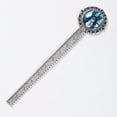 thumbnail image 2 of Christmas snowman Vintage Silver Lace-Edged Bookmark: the Gift for Book Lovers and Readers, 2 of 5