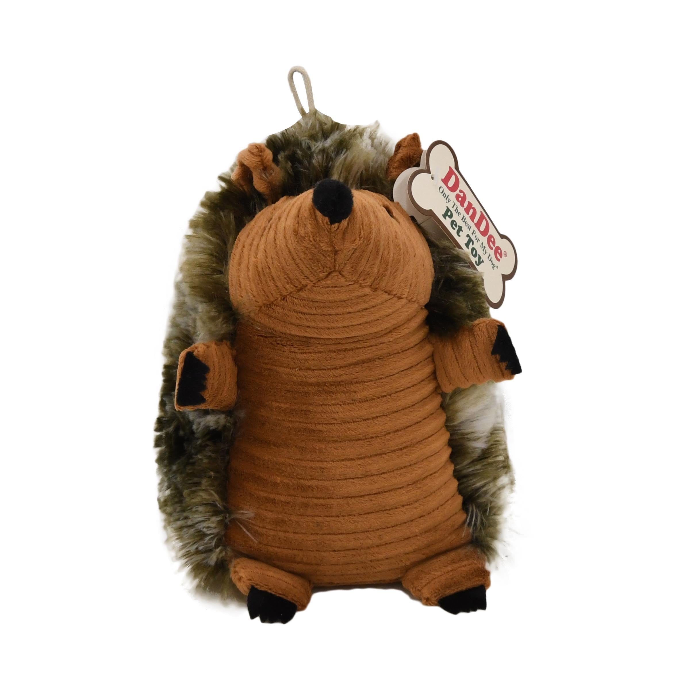 squeaky hedgehog dog toy