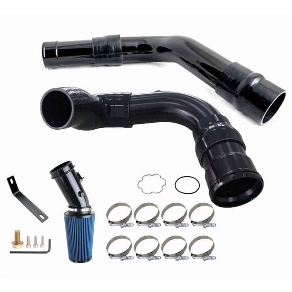 For 2011-2016 Ford 6.7L Powerstroke Turbo Intercooler Pipe & Cold Air Intake Kit