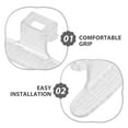 thumbnail image 3 of Luxshiny 2 Pcs Poignée de Porte de Laveuse Transparente Durable de Remplacement pour Machine à Laver, 3 of 8