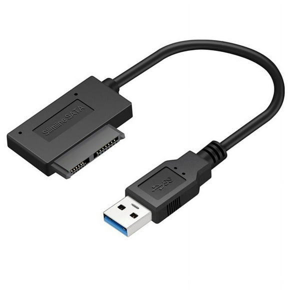 Sata to USB 3.0 7+6PIN 13Pin Converter Cable Quick Data Transfer for Laptop Optical Drive CD/DVD ROM Slimline