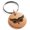 Rose, variant on Stainless Steel Athena Greek Goddess of Wisdom Engraved Small Medallion Circle Charm Keychain Keyring