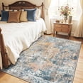 thumbnail image 6 of Roomisland Area Rugs 4x6FT Washable for Living Room, Non Slip Modern Abstract Carpet Stain Resistant Soft Low Pile Indoor Floor Rug for Bedroom Kitchen Home Office, 6 of 7