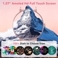 thumbnail image 7 of Smart Watch for Women, 1.27" HD Thin Face Smartwatch Compatible with iPhone/Android (Answer/Make Calls), IP68 Waterproof, 100+ Sport Modes Fitness Tracker with 2 Bands, 7 of 7