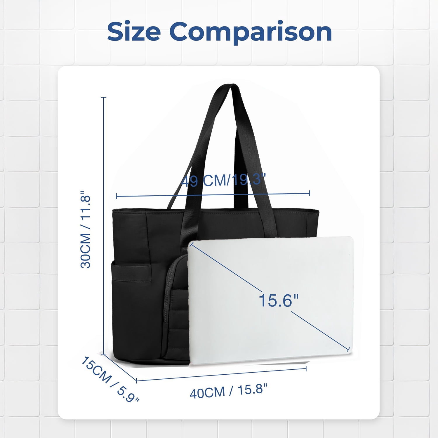 Gynky Tote Bag for Women, Gym Bag Multi-Pocket Lightweight Duffel Bags Puffy Yoga Mat Bag with Compartments, Quilted Large Nurse Shoulder Handbag Yoga Bag Travel Duffle for Work Dance Sports