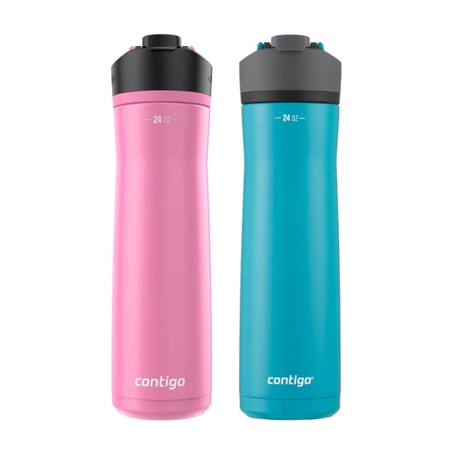 Botella de agua Contigo Cortland Chill 2.0 de acero inoxidable de 710 ml