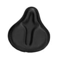 thumbnail image 2 of Funda de cojín para asiento de bicicleta Strade Fareast Limited antideslizante acolchada color negro 30 cm x 27 cm x 3 cm, 2 of 8