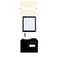 thumbnail image 1 of Gabinete Para Baño Con Lavabo AGATHA Con Lampara Y Espejo, 1 of 7