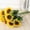 Yellow, variant on COM1950s Artificial Sunflowers, Faux Sunflower Decor for Wall, Cloth Flowers for Home Decor, No Maintenance Floral Arrangement