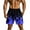 A Dark Blue, variant on Men's Shorts Casual Casual Shorts for Men Casual Homewear Flame Printing Funny Printed Trousers Beach Sports Shorts Fast-Drying Trousers Orange M