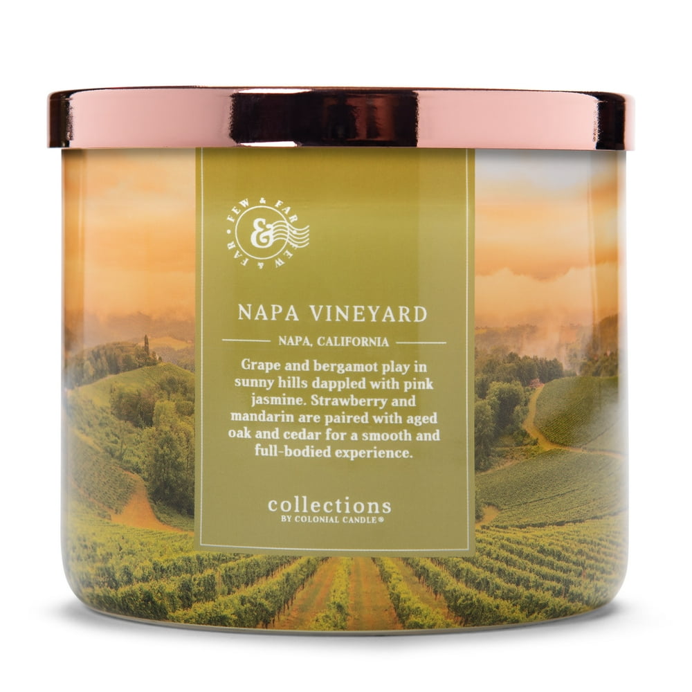 Colonial Candle Napa Vineyard 14.5 Oz Scented Candle, Green Walmart