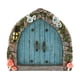 thumbnail image 2 of Fiudx Puerta de Jardín En Miniatura, Diseño de Cuento de Hadas, Construcción de Madera Duradera, Decoración de Exteriores, Jardín, Patio o Sala de Estar, 1 Adorno para Puerta, Moldura Hueca para Vent, 2 of 2