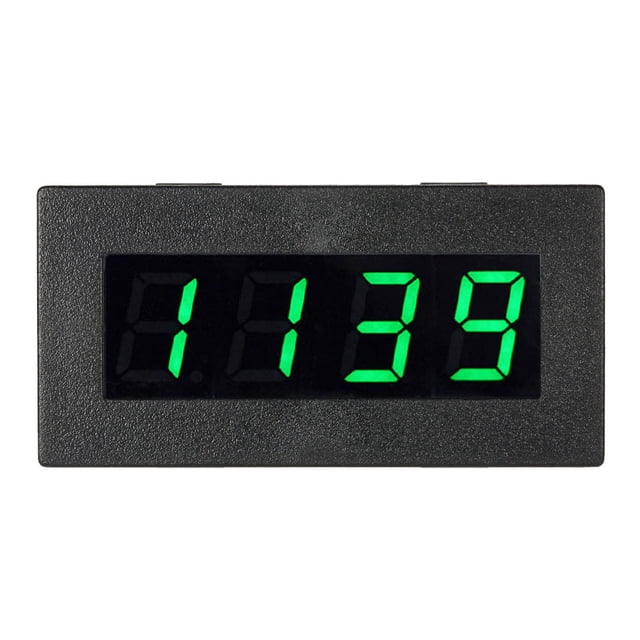 Digital Frequency Meter, DC 8 To 15V Frequency Meter Tester Gauge With 4 LED Digital Display, 5 To 9999 RPM Digital Speedometer, 0.56 Inch Frequency Tachometer For Motors