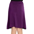 thumbnail image 7 of Stretch Is Comfort Girl's Knee Length A-Line Skirt Purple X-Large, 7 of 7