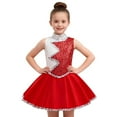 thumbnail image 1 of Vestido navideño para niñas, vestido de princesa brillante, vestido de gimnasia escénica, vestido de fiesta infantil, vestido latino para presentaciones navideñas, vestido sin mangas con cuello redond, 1 of 8