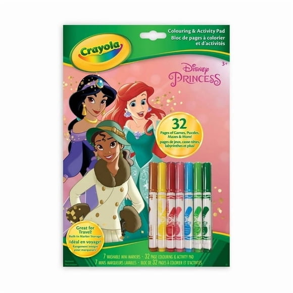 Crayola Livre de Coloriage et d'Activités, Princesse Disney