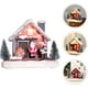 thumbnail image 3 of Adorno navideño luminoso para casa, adorno decorativo de resina navideña para casa de pueblo, 3 of 5