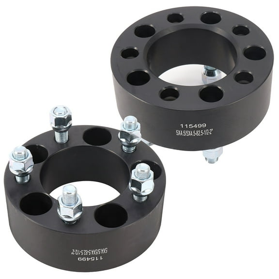cciyu 2 inch 5x4.5 to 5x4.5 1/2-20 Replacement Parts Wheel spacers 5x114.3mm 82.5mm hub bore fits for Ford Mustang for Ford Ranger for Ford Taurus Fits select: 2012-2014 FORD EDGE SEL