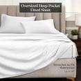 thumbnail image 3 of Superior Egyptian Cotton Deep Pocket 1500 TC Sheet Set, Full, White, 3 of 10