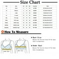 thumbnail image 3 of Nexjvus Woman's Bras Plus Size Sports Breathable Comfortable Traceless Gathered Bra Size S-6XL, 3 of 5