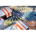 thumbnail image 2 of Home Aloha Indoor/Outdoor Multicolor 7' x 10' Area Rug, Easy Cleaning, Non Shedding, Bed Room, Living Room, Dining Room, Deck, Backyard, Patio (7x10), 2 of 13