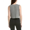 thumbnail image 2 of Spiritual Gangster womens  Love Callie Crop Tank, XL, Grey, 2 of 3