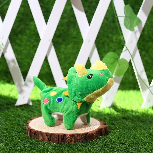 Juguete de Peluche Eléctrico CUTICAT Dinosaurio Verde 18x15x6cm Juguetes de dinosaurios eléctricos