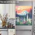 thumbnail image 3 of Yayeee Magnetic Dishwasher Cover for The Front Decoration Home Kitchen Machine Sticker Protector, Floral Mountain, 3 of 6