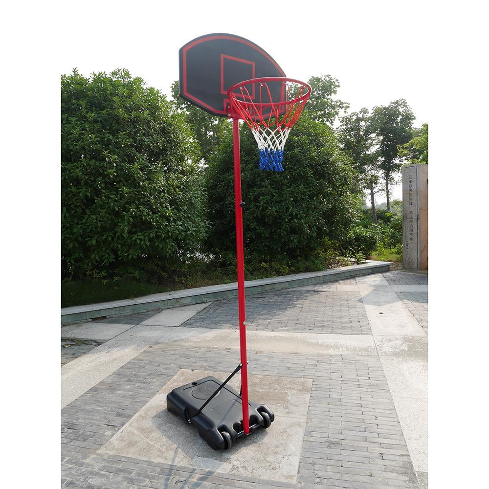 Ktaxon 5.2ft to 7.2ft Adjustable Basketball Goal, Portable Removable Basketball Hoop Stand with