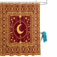 thumbnail image 2 of Shower Curtain for Bathroom Vintage Yellow Moon Star Waterproof Bath Curtains Shower Curtains with Hooks,Boho Traditional Style Bathroom Curtain Privacy Drapes for Bathtubs Toilet 36x72in, 2 of 9
