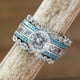 thumbnail image 2 of Juego de Anillos para Mujer Bisuteria Accesorios Populares, 2 of 8