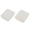 thumbnail image 2 of Moldes para hacer joyas perfecl 2 Piezas Surtido De Silicona Forma Cuadrada, 2 of 8
