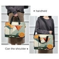 thumbnail image 6 of FORMRS 16" Laptop Sleeve Bag Carrying Case with Handle Travel Shoulder Briefcase, Mid Century Orange Juice, 6 of 8