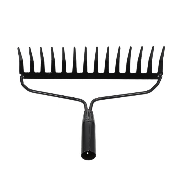 1Pc Garden Rake Garden Agricultural Tool Iron Rake Bow Rake Without