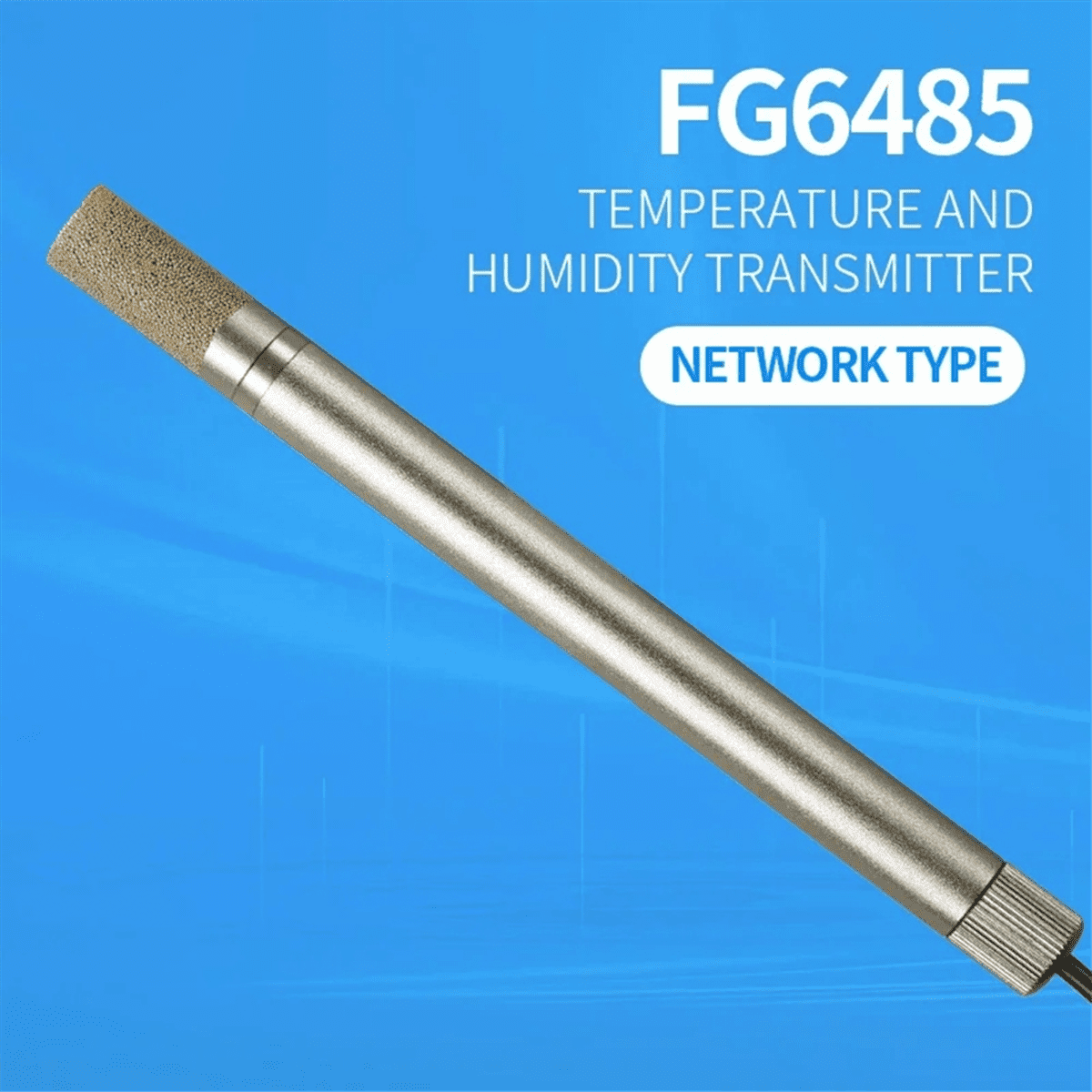 Metal Temperature And Humidity Sensor RS485 Industrial Chip FG6010