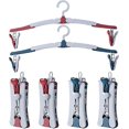 thumbnail image 1 of 6 Pcs Folding Clothes Hangers with Clips, 360 Degree Rotating Hook, Portable for Travel Outdoor Camping, 1 of 5