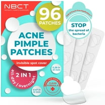 SLITZ Acne Pimple Patches - Acne Patch, Pimple Patch, 96 Counts, 2 Sizes, Hydrocolloid, Blemishes Zits Cover