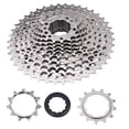 thumbnail image 2 of Pignon de Roue Libre de Vélo, Plaque d'Acier à Haute Pression de Cassette de Vélo Creuse Résistante à l'Usure pour la Mise à Niveau de Vélo 11S 11-42T, 2 of 8