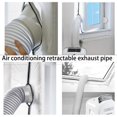 thumbnail image 4 of TOWED22 Universal Portable Air Conditioner Hose 5.9 Inch Diameter With Anticlockwise Thread Right Handle Rotation 150cm,White, 4 of 5